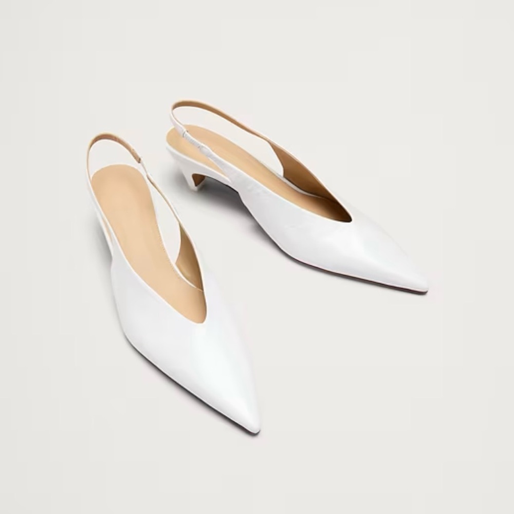 Banana Republic Italian Leather Slingback Heel